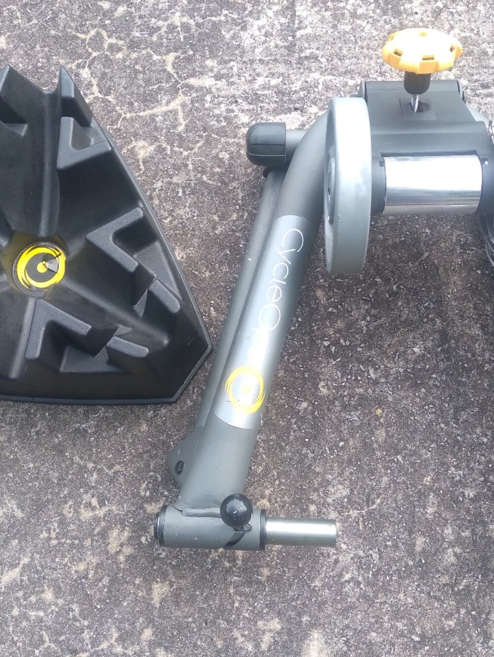 Gray Indoor Bike Trainer Stand